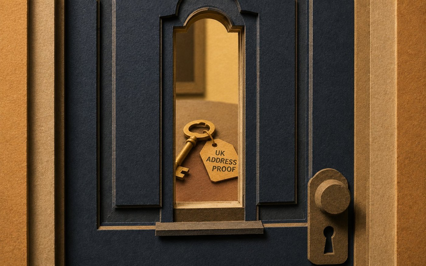 Locked door with the key on the other side