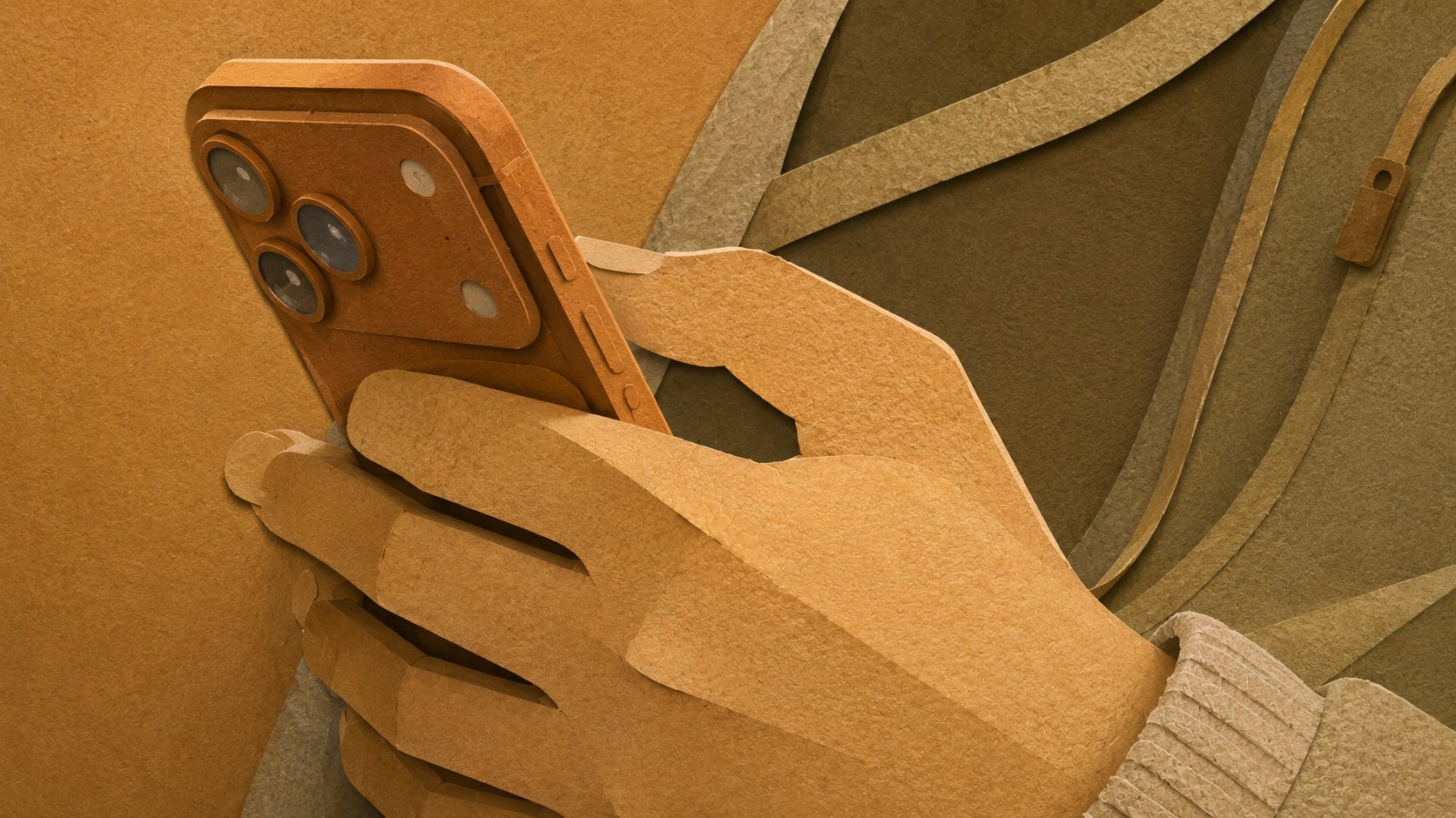 A person holding their phone mid-tap - the app-download step verification apps force on clients